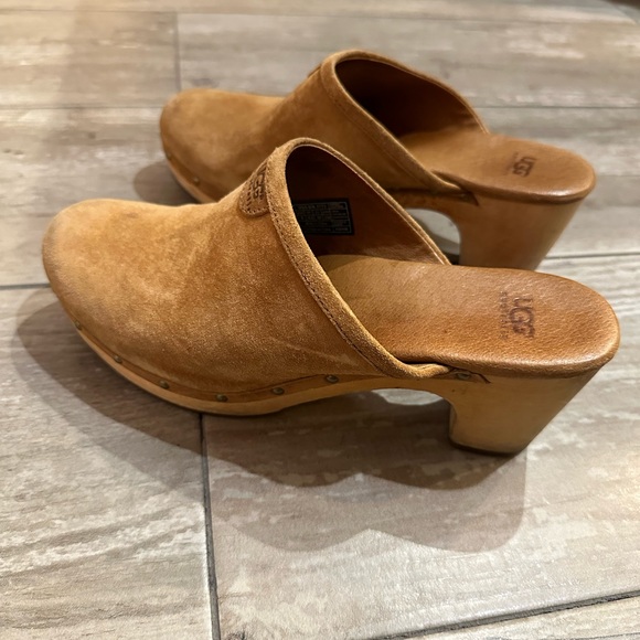 UGG Wooden Leather Clogs - Picture 5 of 7